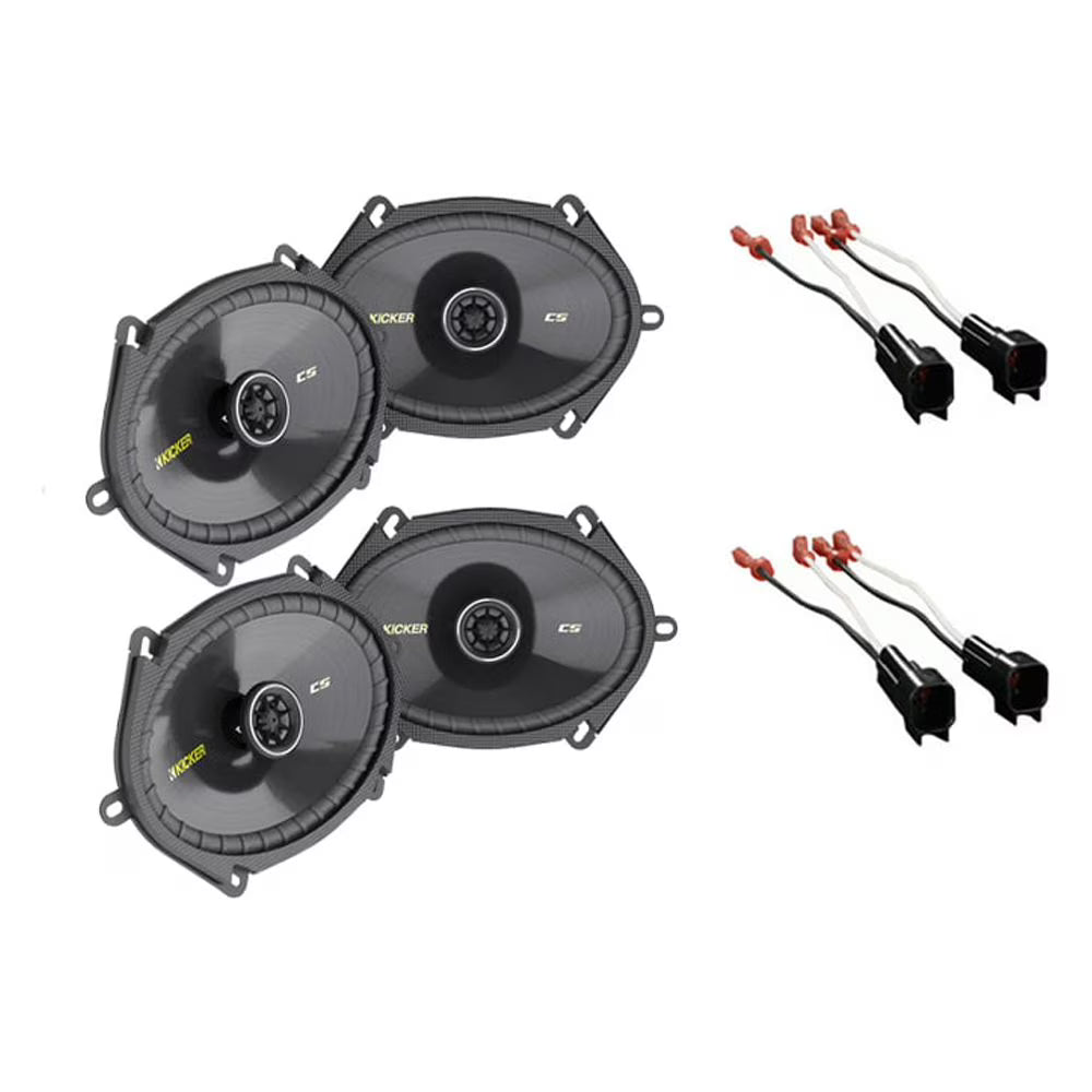 Kicker Cs684 Factory Speaker Upgrade Bundle Y51203