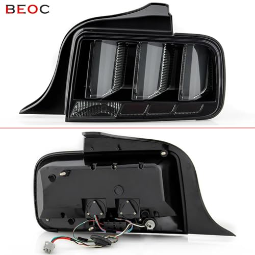 Black Smoked LED Tail Lights D80417