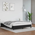 Black Faux Leather Full Bed Frame F234