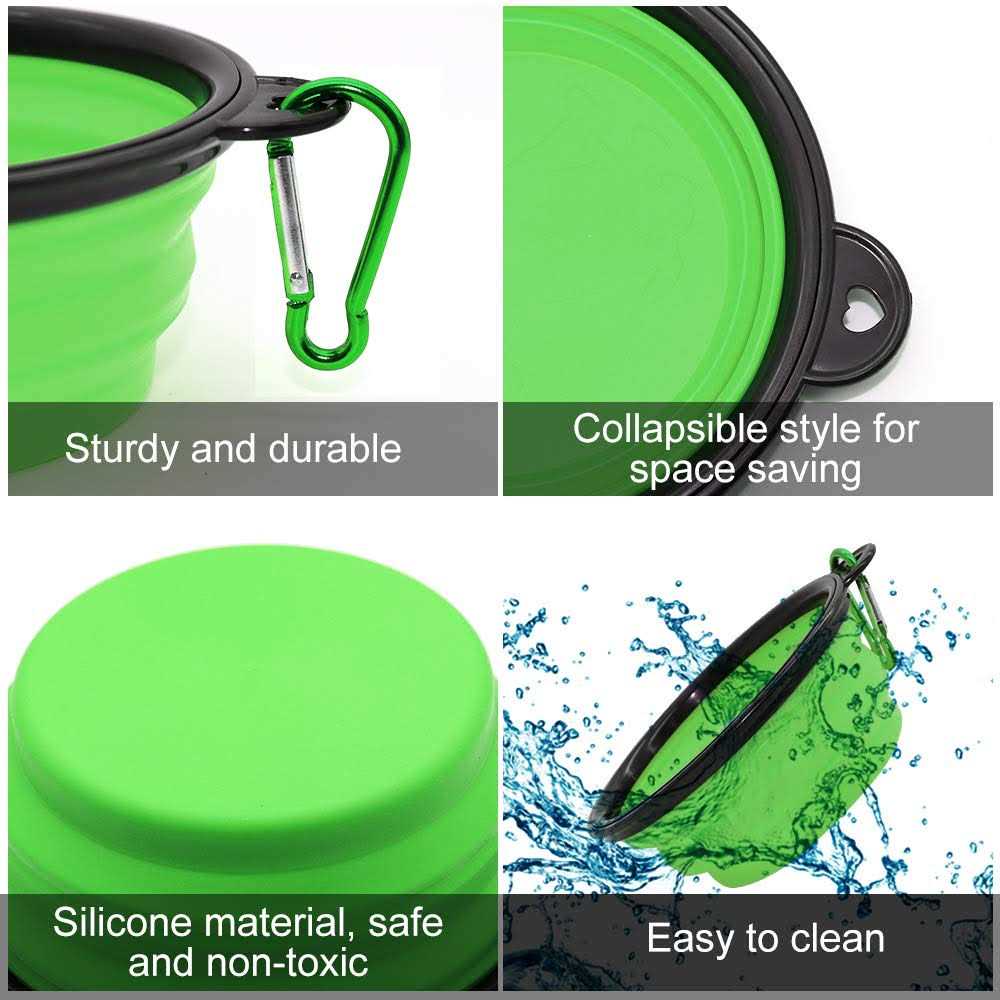 Collapsible Dog Bowl 2 Pack C506238
