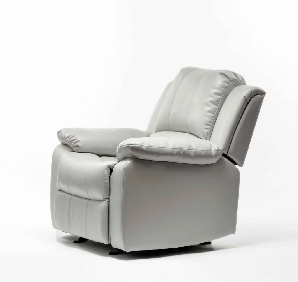 Genuine Leather Power Recliner Sofa W8155