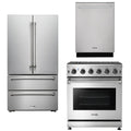 30 In. Natural Gas Range, 36 In. Pro Refrigerator, 24 In. Dishwasher C5265