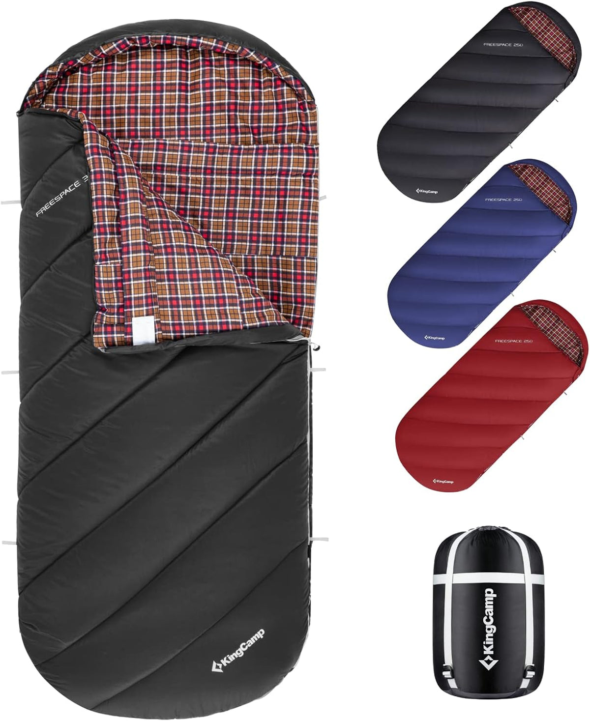 100% Cotton Flannel XL Sleeping Bag T654404