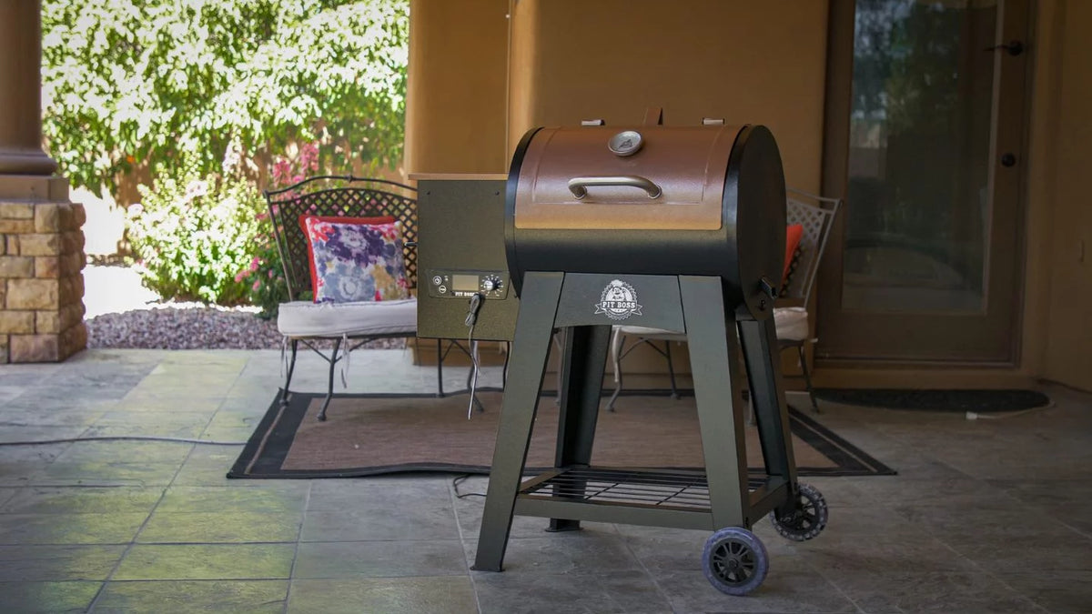 Wood Pellet Grill With Flame Broiler and Meat Probe T2256
