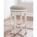 White Backless Counter Stool Z882304