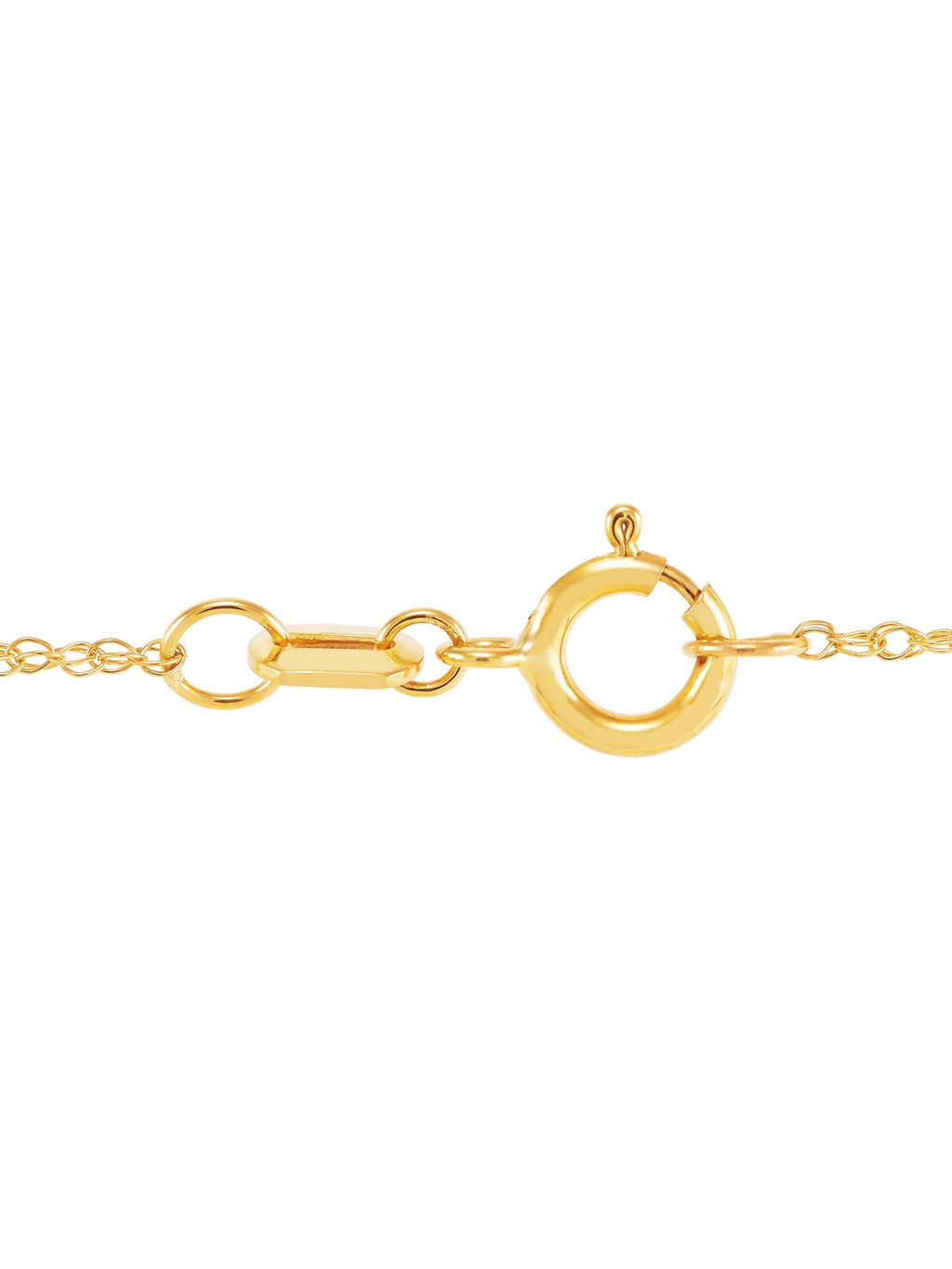 10K Yellow Gold Bar Plaque Necklace, 18" I64377