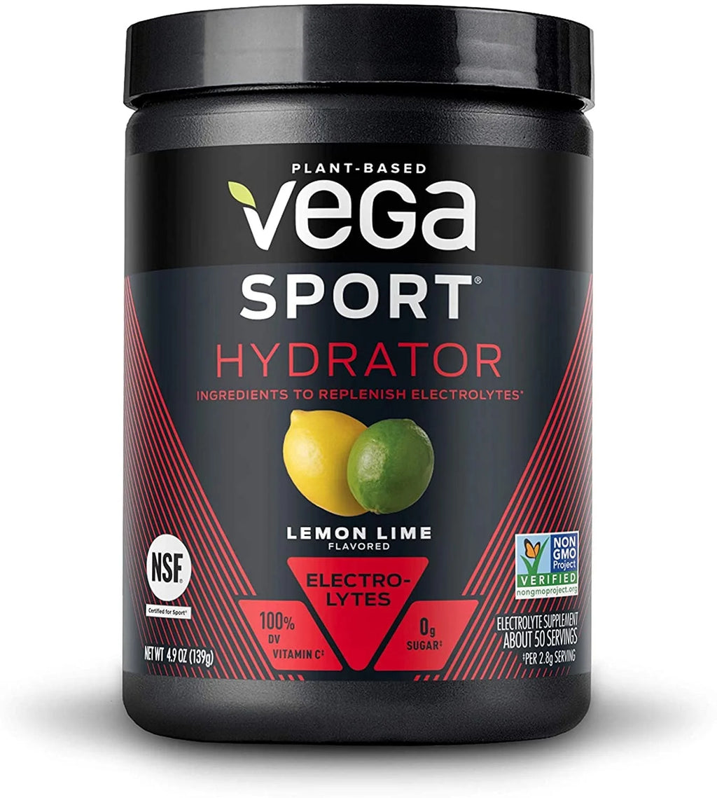 Plant-Based Electrolyte Hydration Powder, Lemon Lime, 4.9oz B760