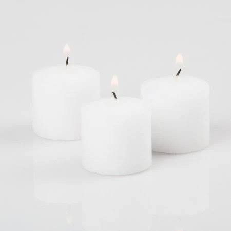 Votive Candles Unscented White 10 Hour Set of 288 A694177