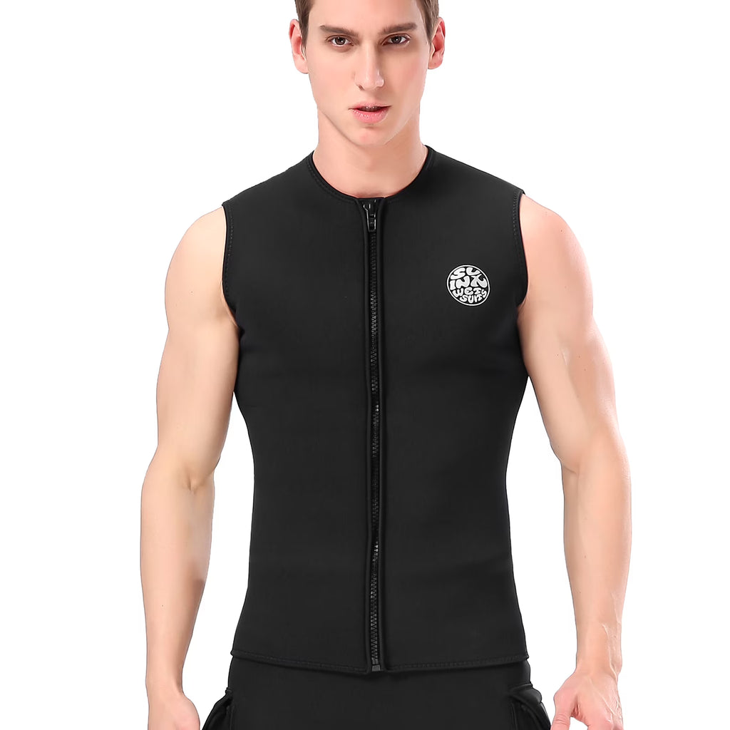 Thermal Sleeveless Neoprene Wetsuit Vest J9319