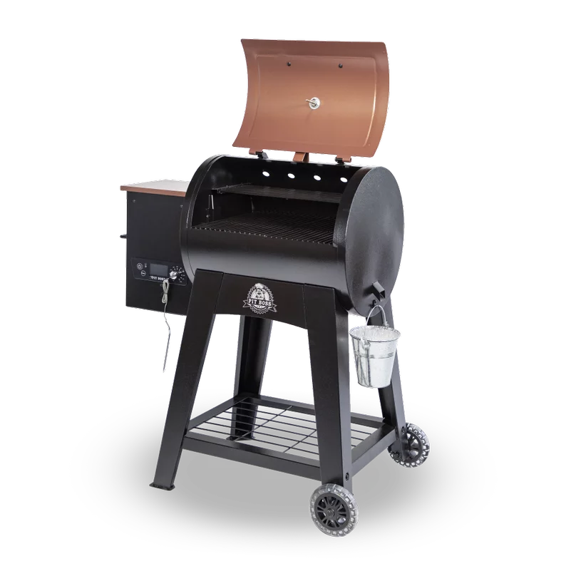 Wood Pellet Grill With Flame Broiler and Meat Probe T2256