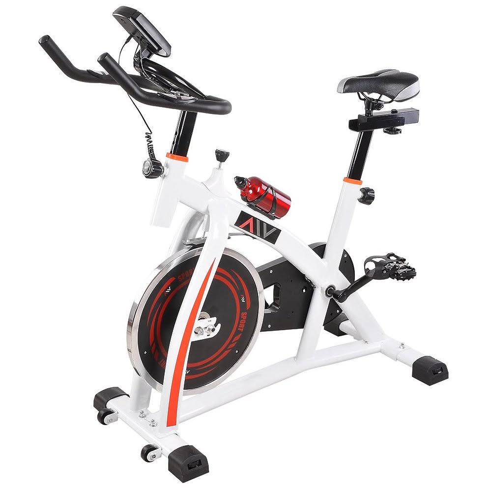 White Indoor Exercise Bike S4216