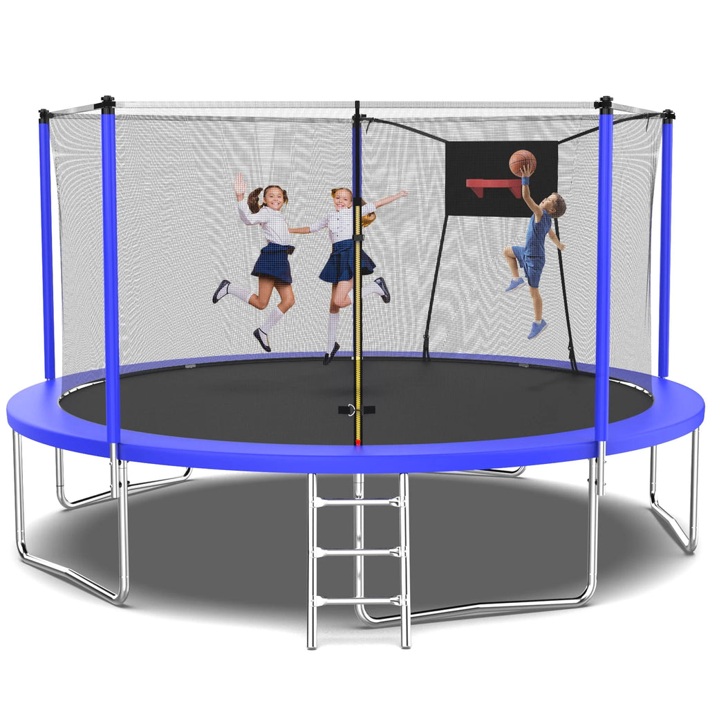 12FT Round Trampoline with Enclosure U197