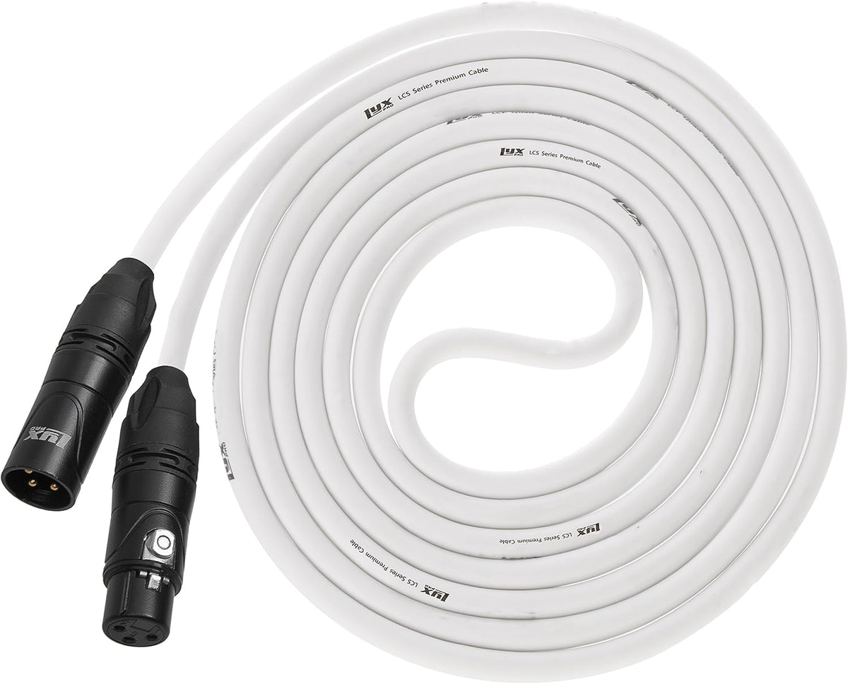 100 Feet XLR Microphone Cable Balanced Male to Female 3 Pin Mic Cord Green Pack of 2 D1615