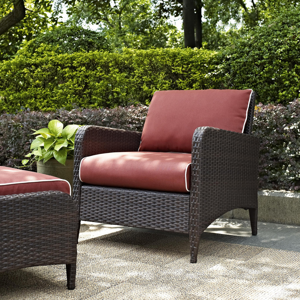 Outdoor Wicker Arm Chair X130079