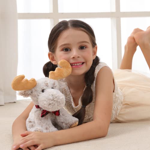 Gray Moose Plush Stuffed Animal H313
