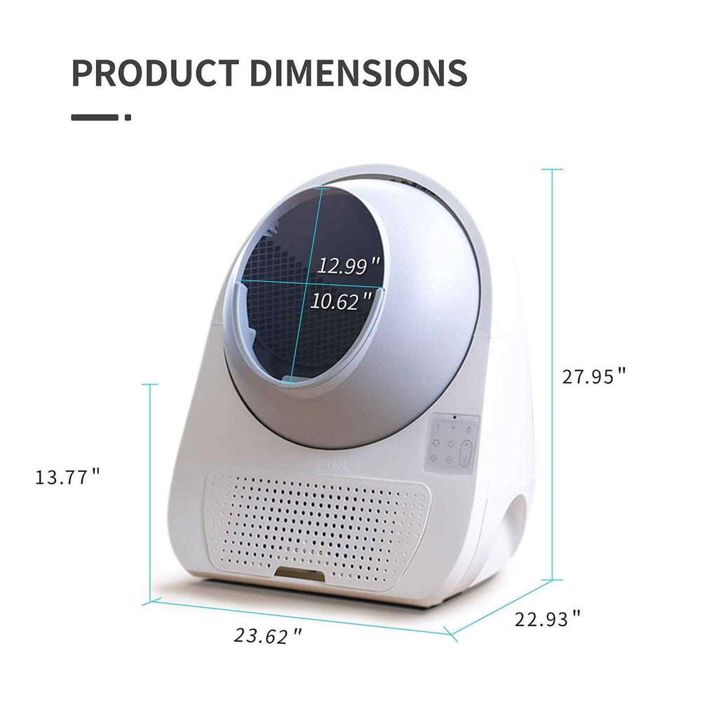Self Cleaning Automatic Litter Box for Cats 3.3~22lbs G650086