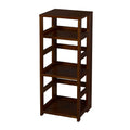 Mocha Walnut Square Folding Bookcase E1891