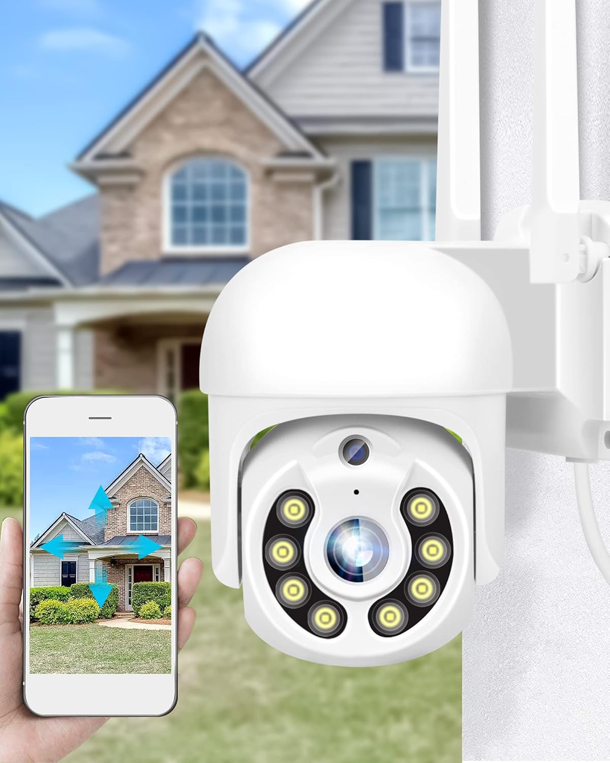 1080P Pan Tilt Wireless Security Camera with Night Vision P29655