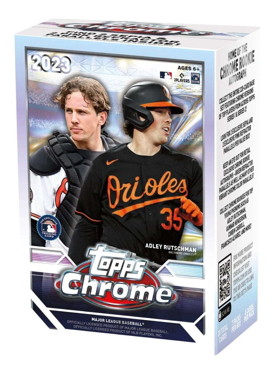 Topps Chrome Baseball Trading Cards Value Box C799
