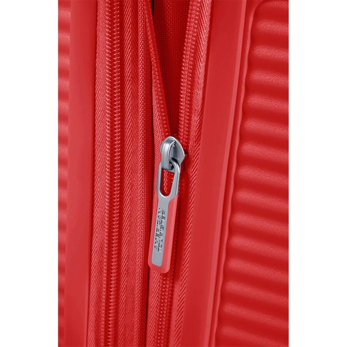 Coral Red Expandable Four-Wheel Cabin Suitcase 55cm F232