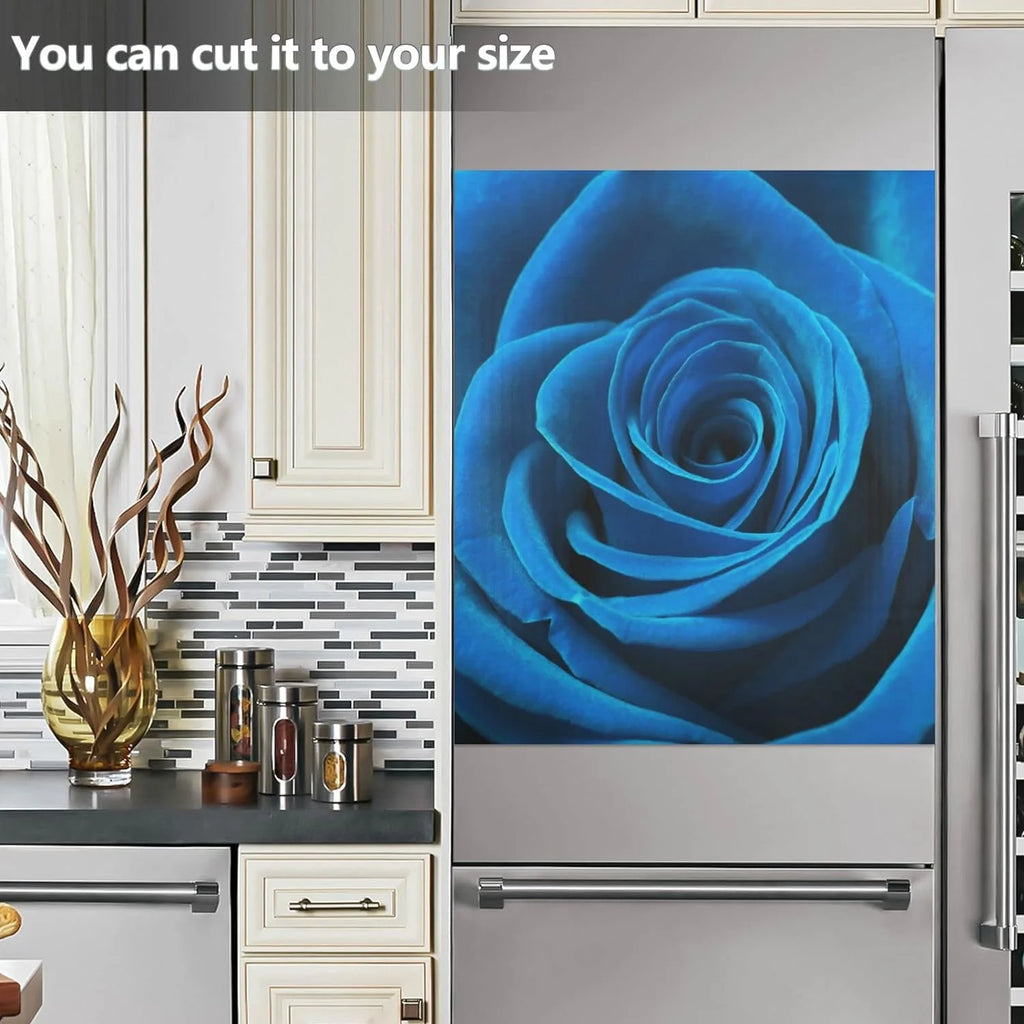 Blue Rose Magnetic Dishwasher Cover 23 x 26 Inch K79203