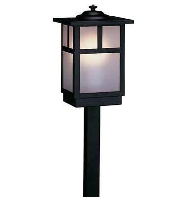 1-Light Pathway Light Satin Black L5927