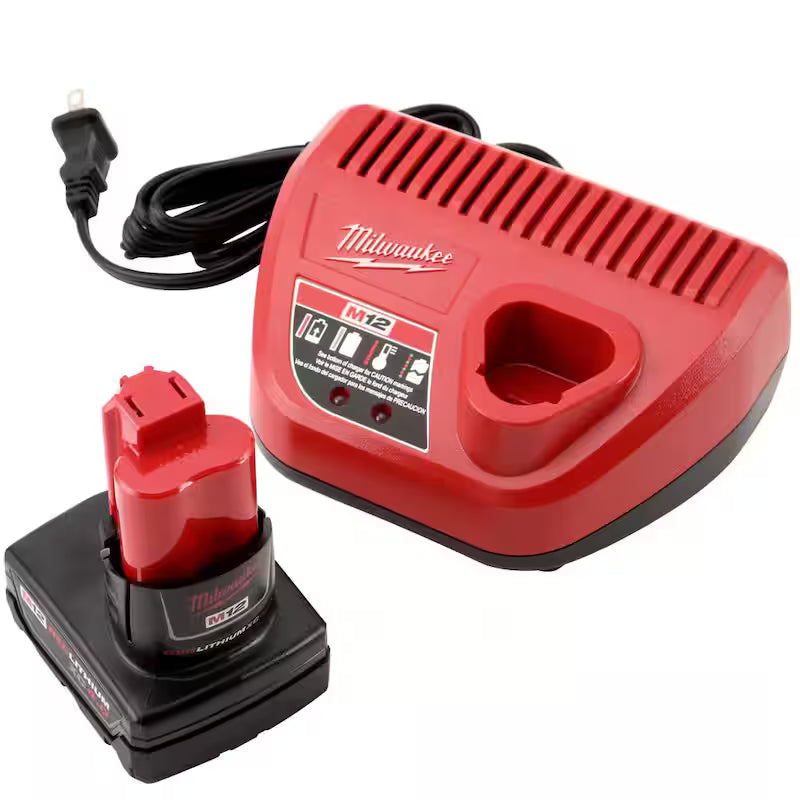 12V Cordless Cut Off Saw Kit with Battery Charger and Blades M68925
