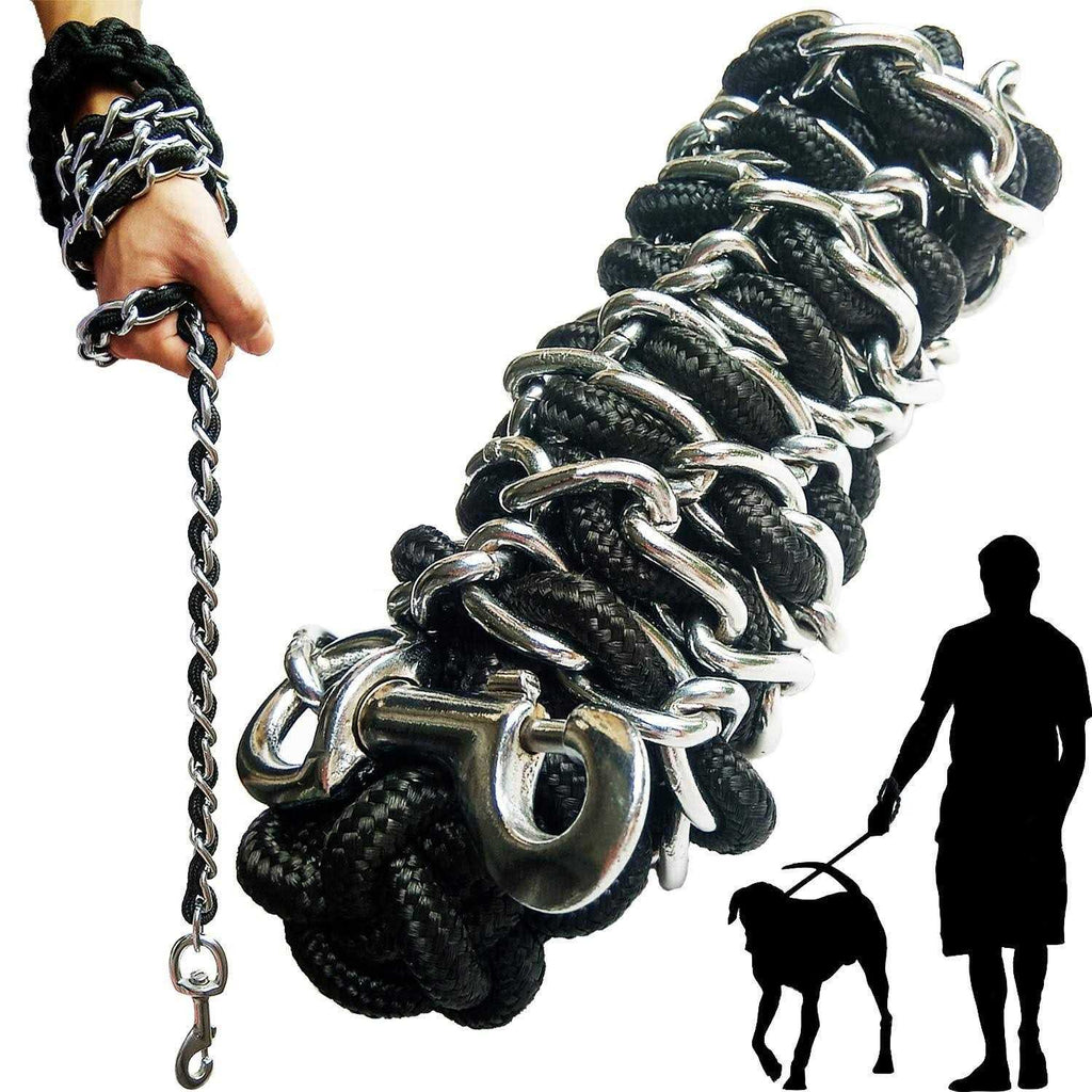 Heavy Duty Metal Dog Leash with Collar C385186