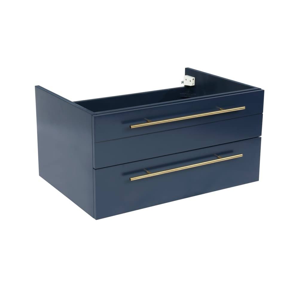 Espresso Wall Hung Undermount Bathroom Cabinet U721017