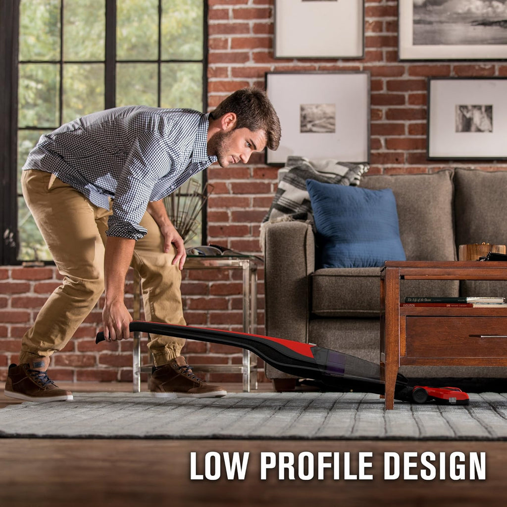 Red Cordless Stick Upright Vacuum Cleaner C3489