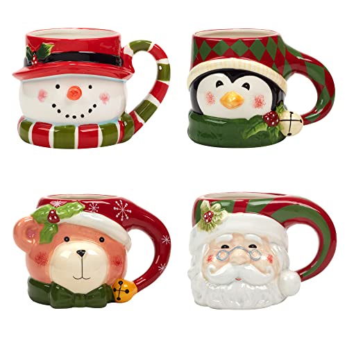 Multicolor 4 Pc Mug Set B5209