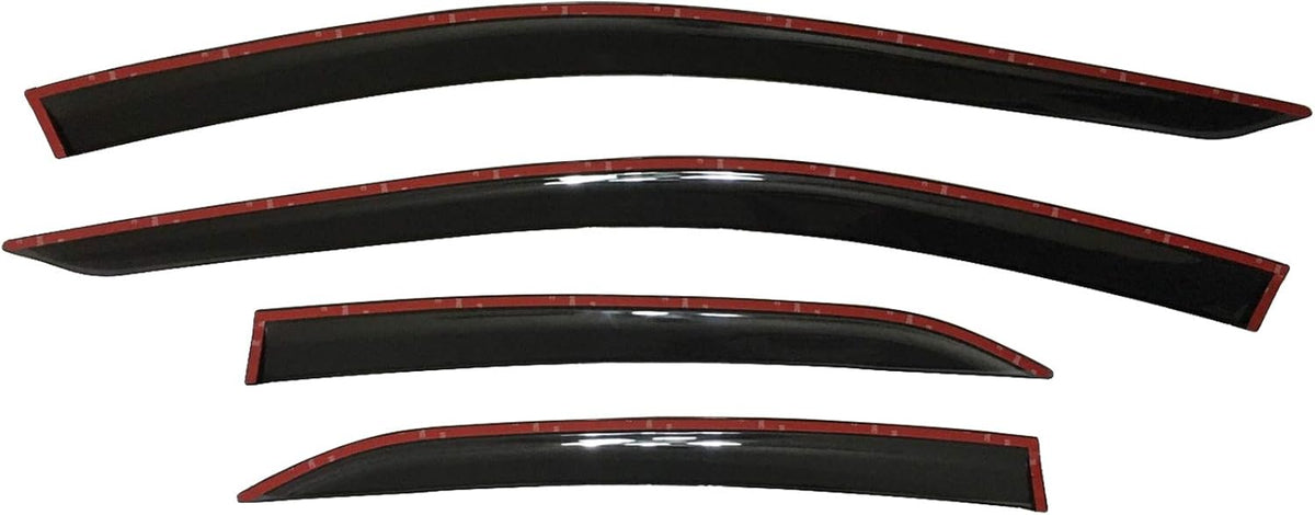 Dark Tinted Side Window Visor Deflectors Pack of 2 P491