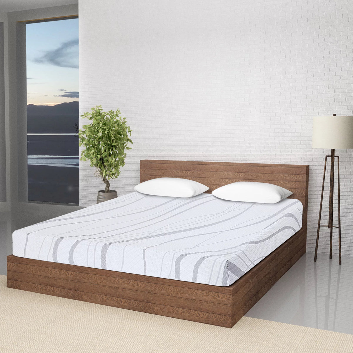 10 Inch Gel Memory Foam Mattress U49370