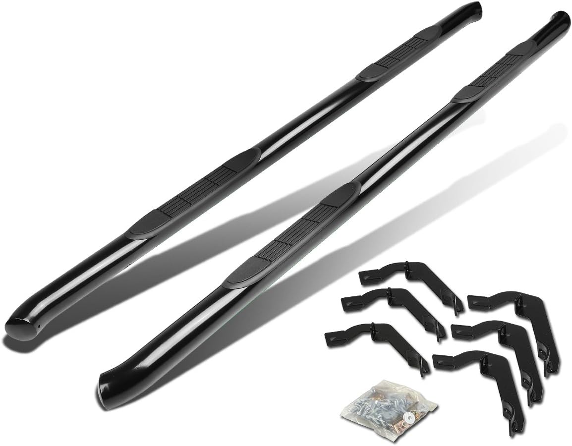 Stainless Steel Black Powdercoated Side Step Nerf Bar Running Boards T143