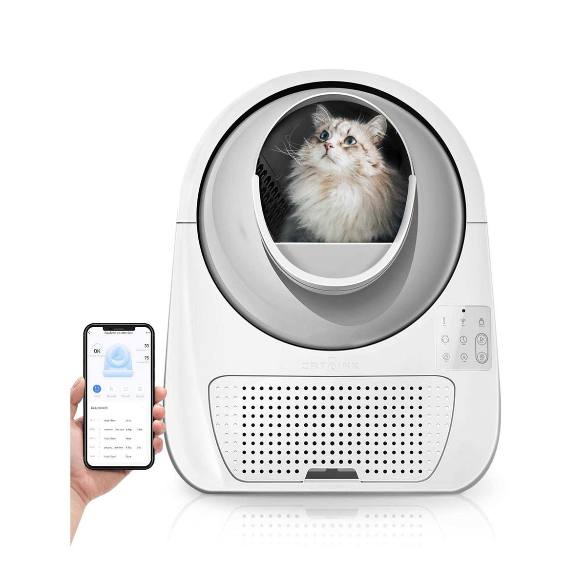 Self Cleaning Automatic Litter Box for Cats 3.3~22lbs G650086