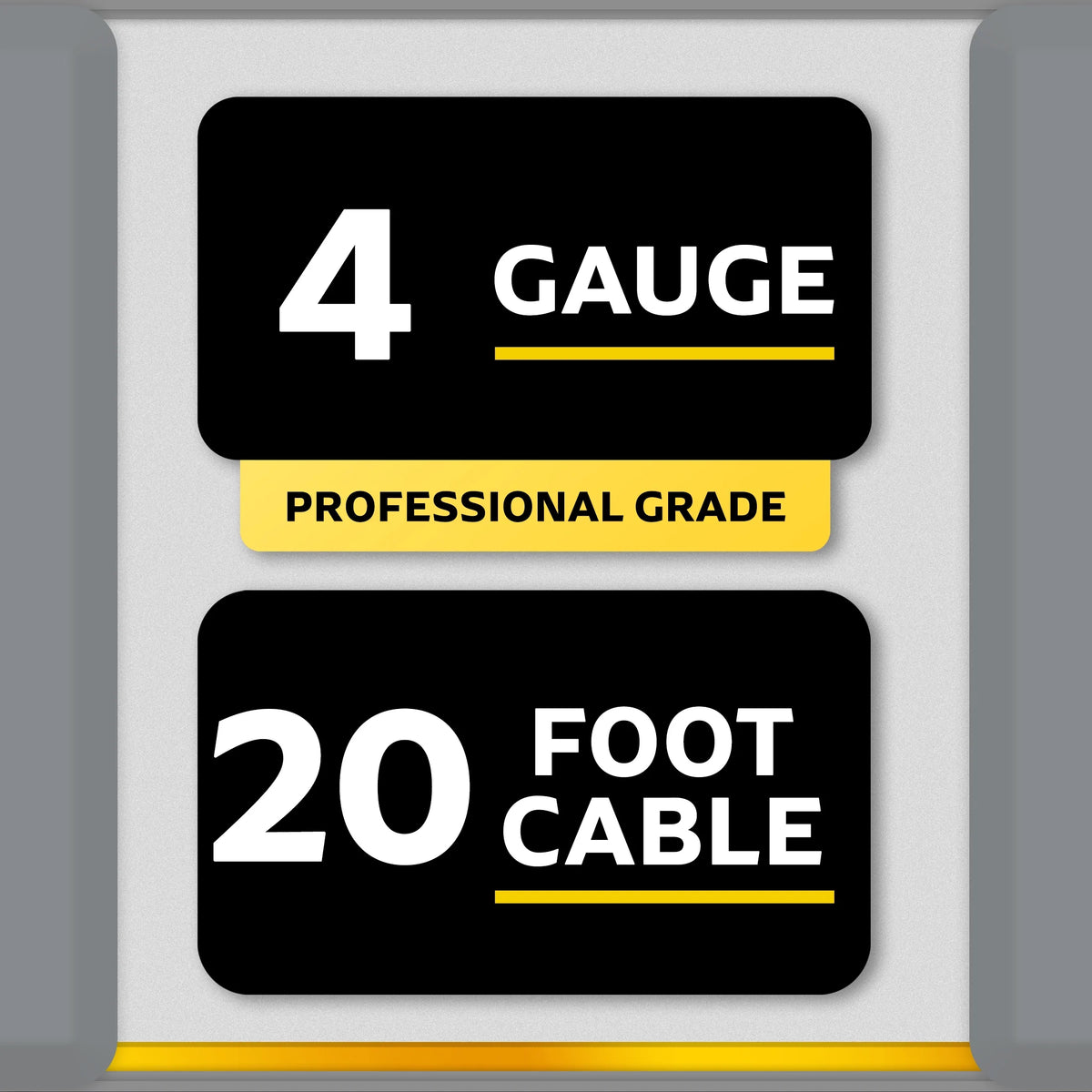 4-Gauge 20-Foot Booster Cables W745279